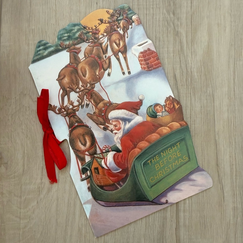 Vintage The Night before Christmas vintage booklet/card